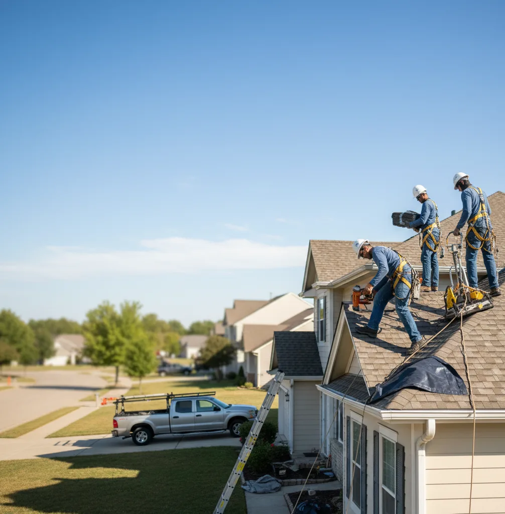 Roof Repair in Mackinaw